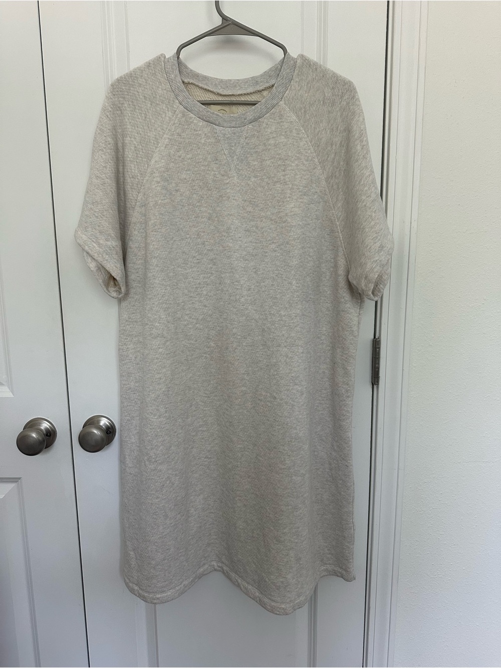 Madewell MWL Airyterry Short-Sleeve Sweatshirt Dress